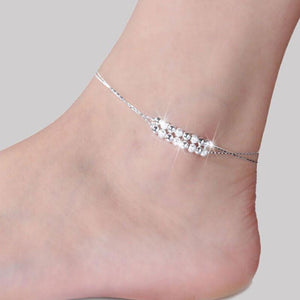 Swimming Silver Anklets