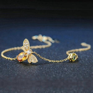 Citrine Bee Jewelry Set