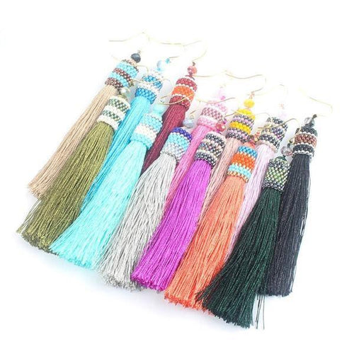 Fijian Tassel Earrings