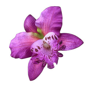 Orchid Flower Hair Clip