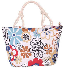 Load image into Gallery viewer, Large Folding Canvas Beach Bag