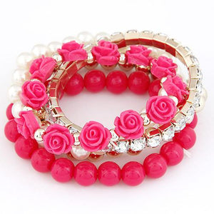 Layered Rose Bracelets