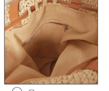 Load image into Gallery viewer, Straw Hobo Bag