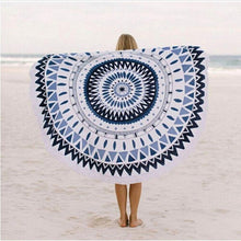 Load image into Gallery viewer, Round Beach Blanket