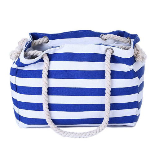 Canvas and Rope Handbag