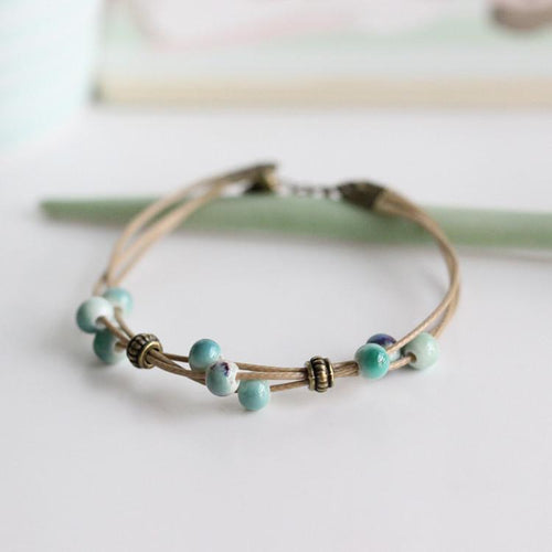 Ceramic Bead Bracelet