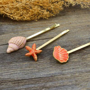 Sea Shell Hair Pins