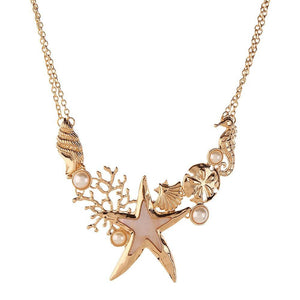 Pearl Starfish Necklace