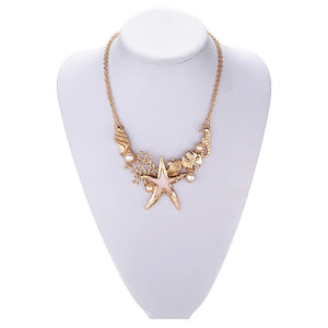 Pearl Starfish Necklace