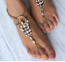 Load image into Gallery viewer, Crystal Barefoot Sandal