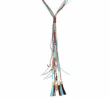 Load image into Gallery viewer, California Leather Tassel Necklace