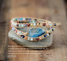 Load image into Gallery viewer, Sea Stone Cove Wrap Bracelet