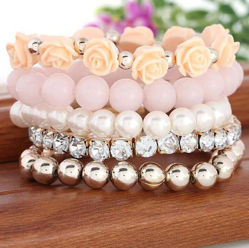 Layered Rose Bracelets