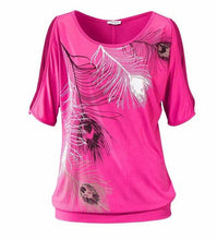 Load image into Gallery viewer, Feather Printed T-Shirt