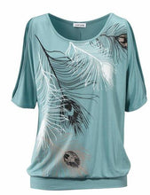 Load image into Gallery viewer, Feather Printed T-Shirt