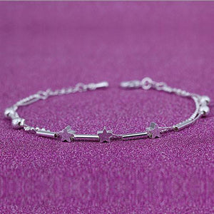 Swimming Silver Anklets