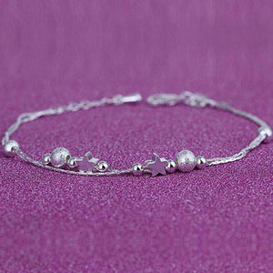 Swimming Silver Anklets