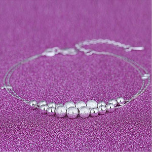 Swimming Silver Anklets