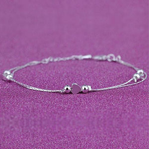 Swimming Silver Anklets