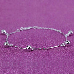 Swimming Silver Anklets