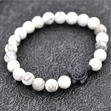 Load image into Gallery viewer, Lava Stone Turtle Bracelet