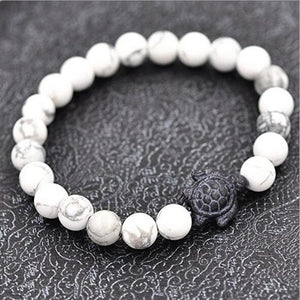 Lava Stone Turtle Bracelet