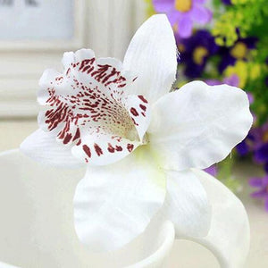 Orchid Flower Hair Clip