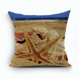 Sea Side Throw Pillow Covers