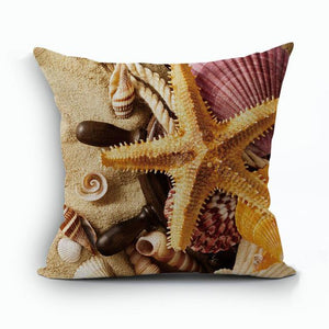 Sea Side Throw Pillow Covers