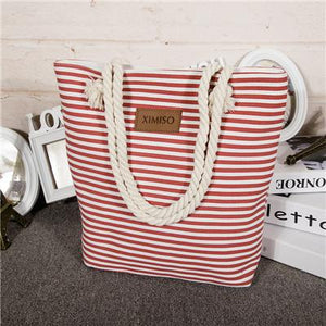 Seaside Canvas Tote