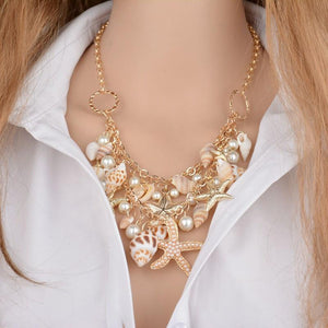 Starfish Statement Necklace