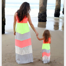 Load image into Gallery viewer, Color Block Mommy and Me Dresses