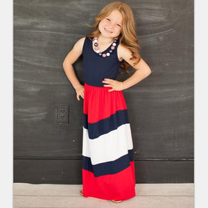 Color Block Mommy and Me Dresses