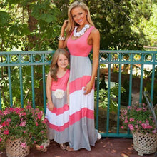 Load image into Gallery viewer, Color Block Mommy and Me Dresses