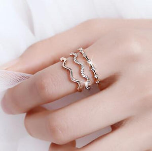 Mulit Layer Wave Ring