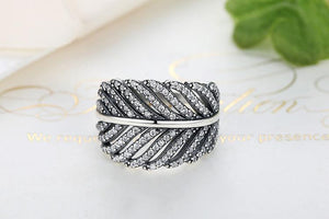 Sterling Silver Palm Leaf Ring