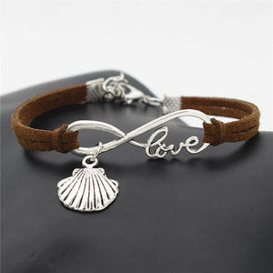 Scallop Shell Love Bracelet