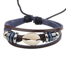 Load image into Gallery viewer, Cowrie Shell and Hematite Bracelet