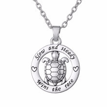 Load image into Gallery viewer, Slow and Steady Turtle Necklace