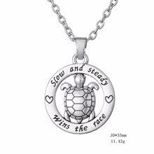 Load image into Gallery viewer, Slow and Steady Turtle Necklace