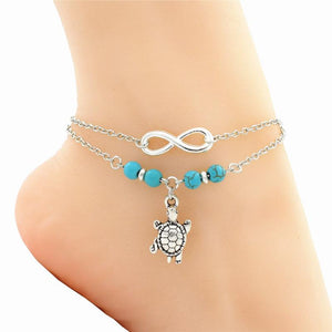 Infinity Turtle Anklet