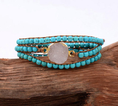 Turquoise Cove Wrap Bracelet