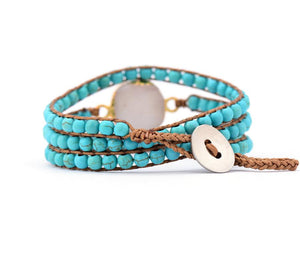 Turquoise Cove Wrap Bracelet