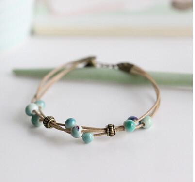 Ceramic Bead Bracelet