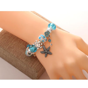 Blue Crystal Ocean Bracelet