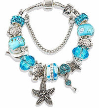 Load image into Gallery viewer, Blue Crystal Ocean Bracelet