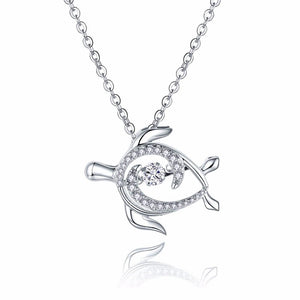 Swimming Turtle Necklace