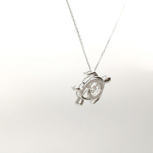 Swimming Turtle Necklace