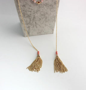 Double Tassel Necklace