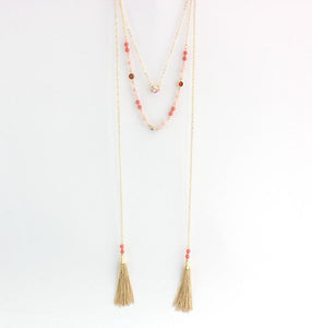 Double Tassel Necklace